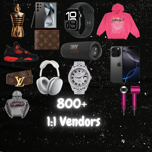All 800+ 1:1 Vendors